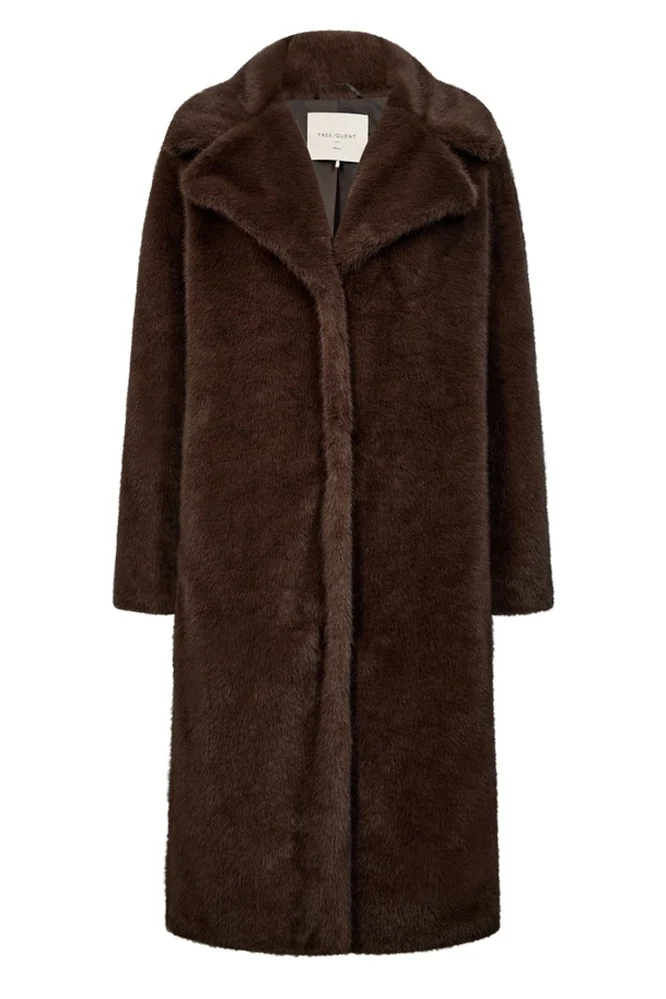 Minky Jacket 211524 | Coffee Bean | Frakke fra Freequent