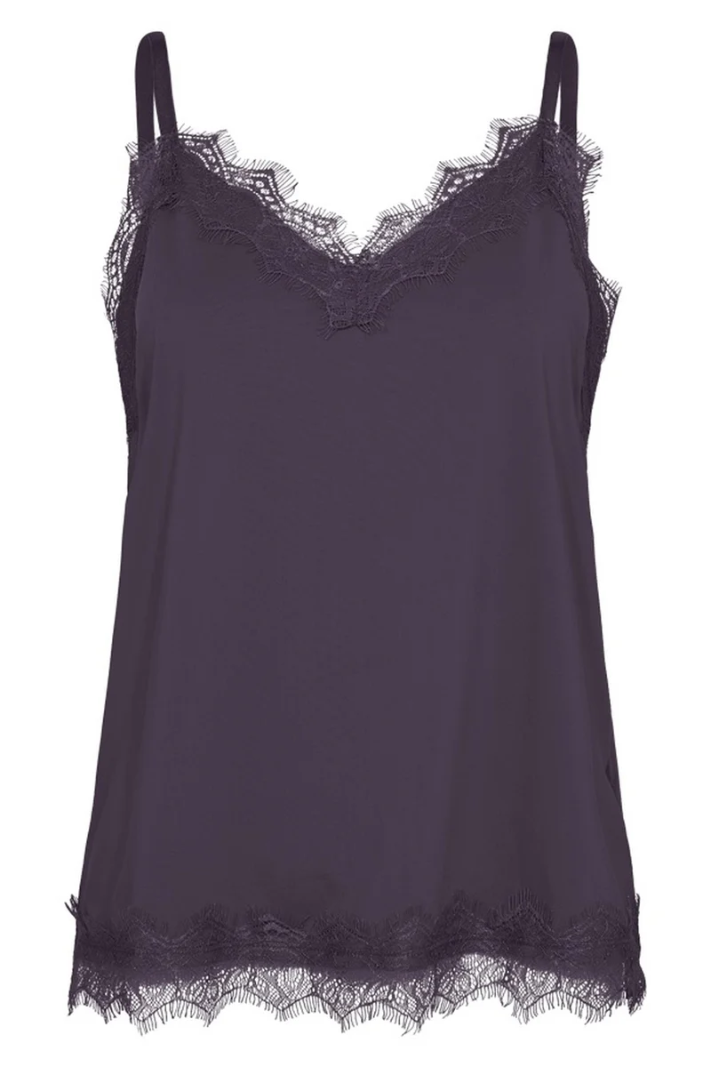 Bicco strap top | Nightshade | Blonde top fra Freequent
