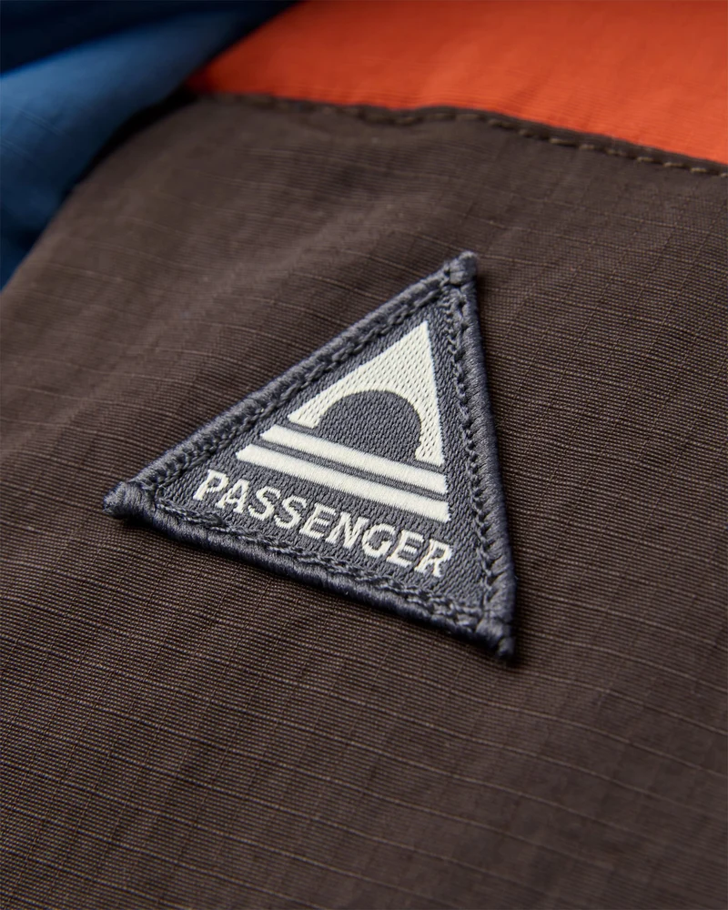 Ozeanischer Isolierter Anorak - Dunkelrost/Dunkles Denim