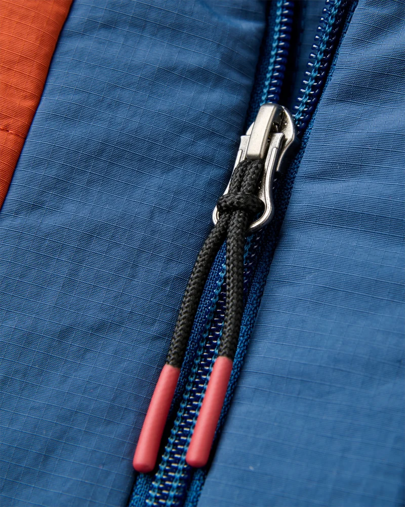 Ozeanischer Isolierter Anorak - Dunkelrost/Dunkles Denim