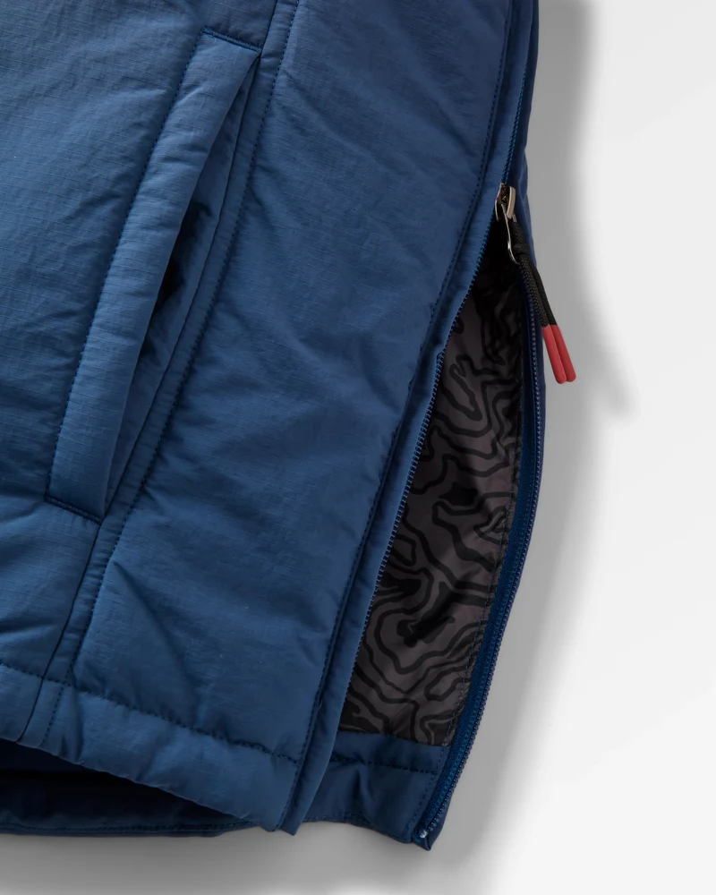 Ozeanischer Isolierter Anorak - Dunkelrost/Dunkles Denim