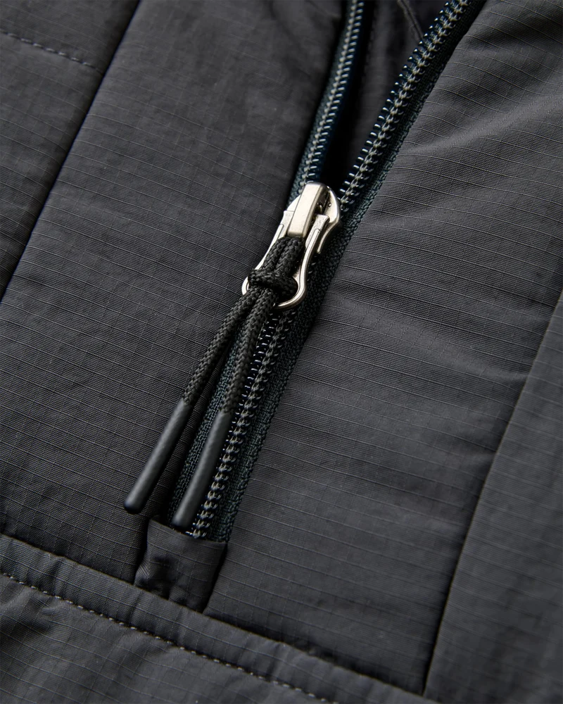 Ozeanisch Isolierter Anorak - Verblasstes Schwarz