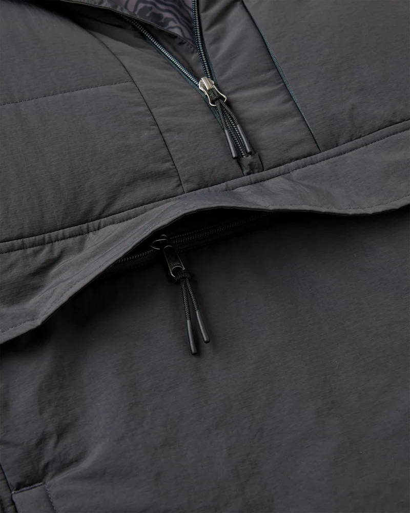 Ozeanisch Isolierter Anorak - Verblasstes Schwarz