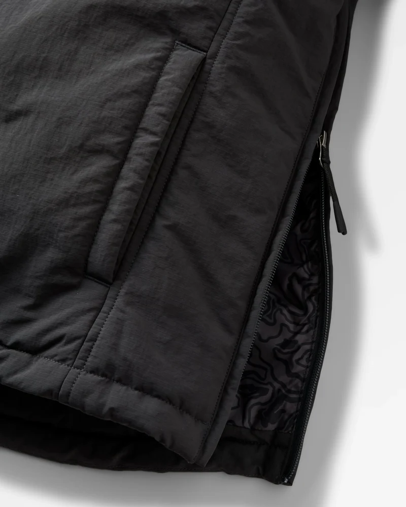 Ozeanisch Isolierter Anorak - Verblasstes Schwarz