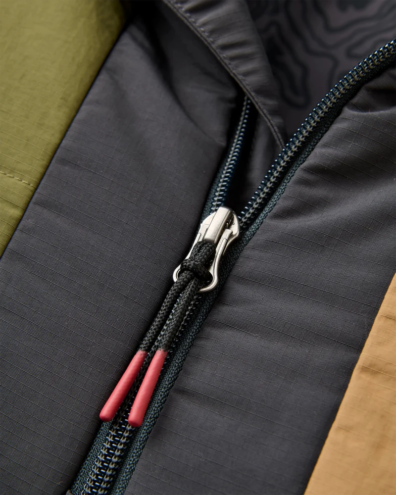 Ozeanisch Isolierter Anorak - Verblasstes Schwarz/Khaki