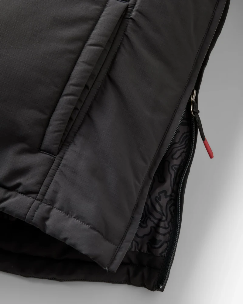 Ozeanisch Isolierter Anorak - Verblasstes Schwarz/Khaki