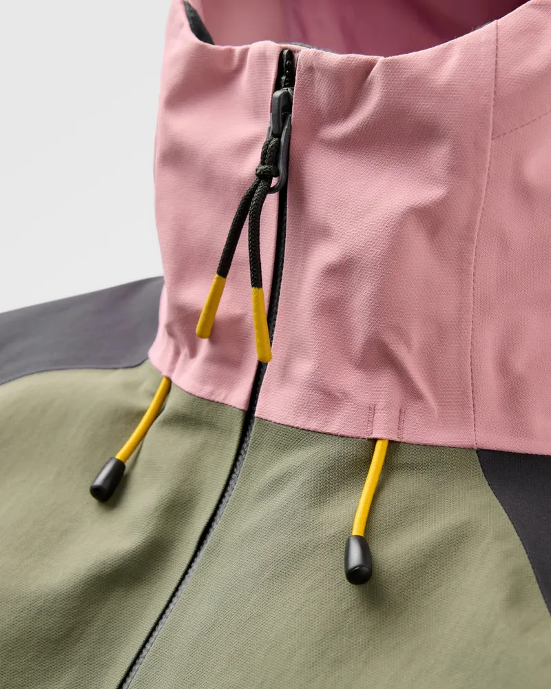 Serein Wasserdichte Anorak - Verblasstes Schwarz/Staubiges Olive