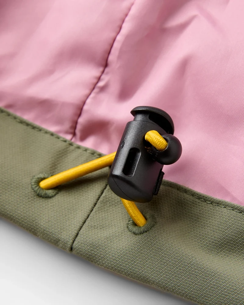 Serein Wasserdichte Anorak - Verblasstes Schwarz/Staubiges Olive