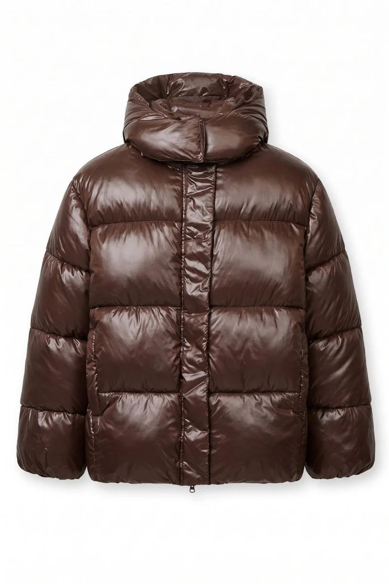 Bl Hanana 1 Short Shiny Puffer | Blanche