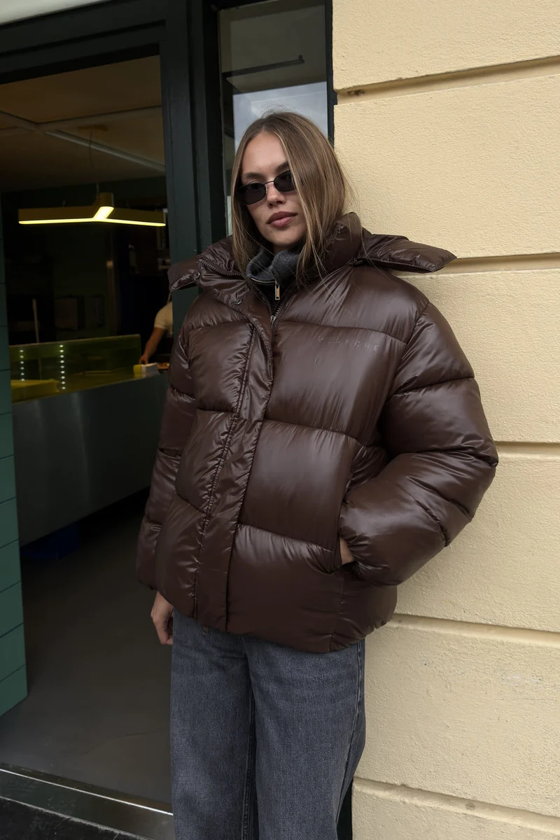 Bl Hanana 1 Short Shiny Puffer | Blanche