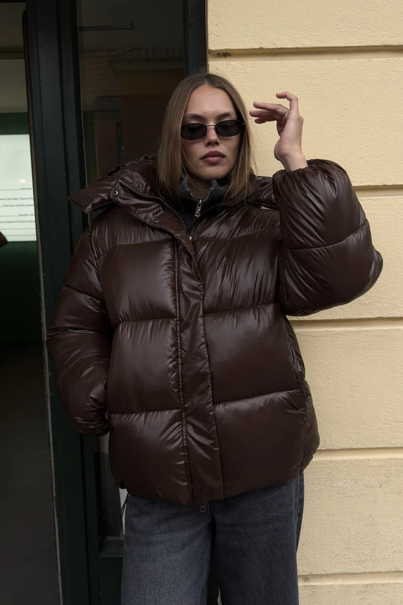 Bl Hanana 1 Short Shiny Puffer | Blanche