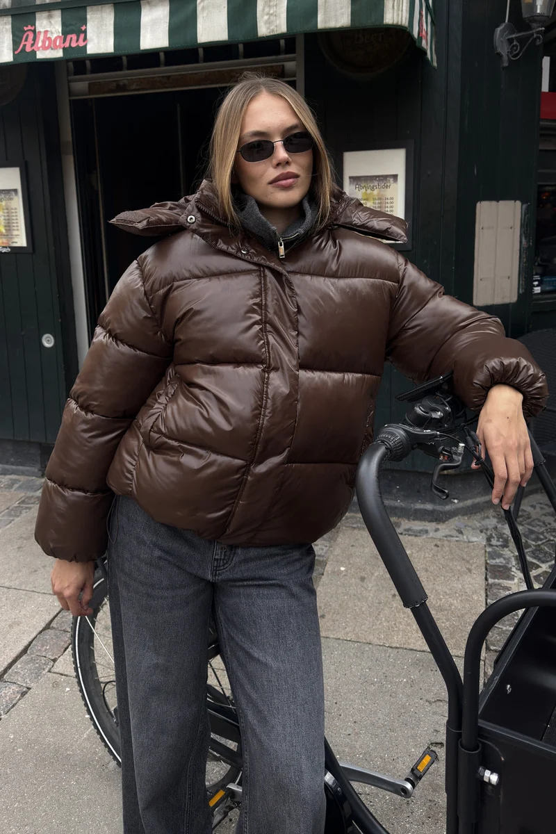 Bl Hanana 1 Short Shiny Puffer | Blanche