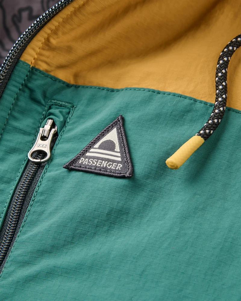 Oceanic Isolierte Full-Zip-Jacke - Staubiges Ocker/Tiefes Ozeanblau