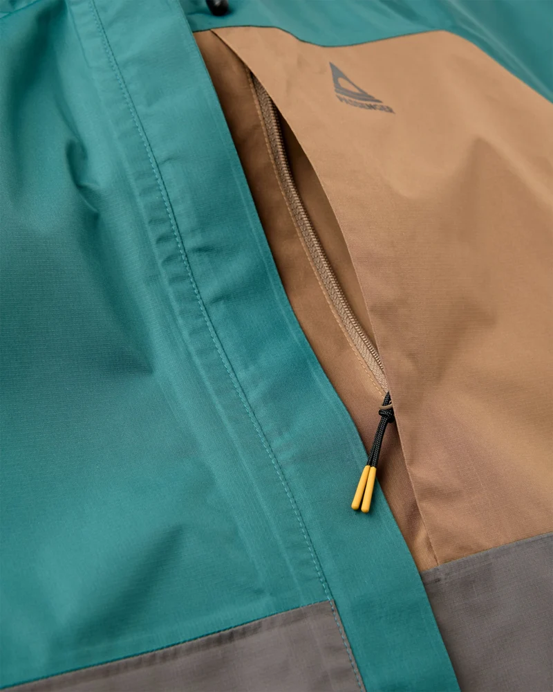 Trailscape Herren Wasserdichte Jacke - Tiefes Ozean/Schiefergrau