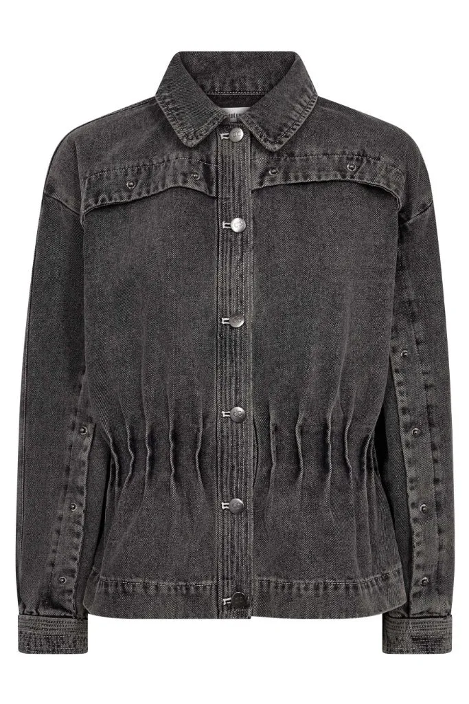Kellancc Denim Jacket 504137 | Mid Grey | Co'couture