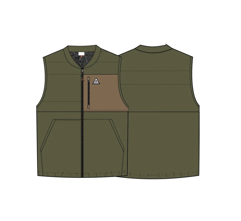 Oceanic Isolierte Weste - Khaki