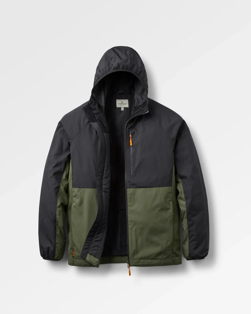 Daybreak Leichte Thermore® Isolierte Jacke - Verblasstes Schwarz/Khaki
