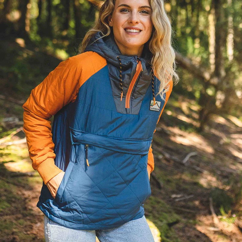 Ozean Isolierter Anorak - Ensign Blau