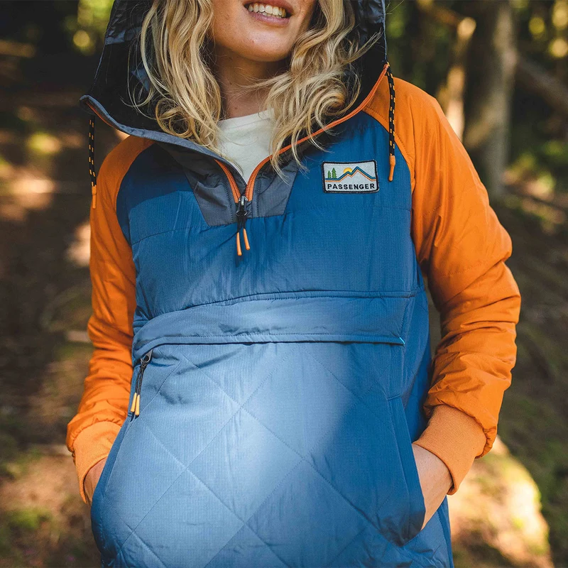 Ozean Isolierter Anorak - Ensign Blau