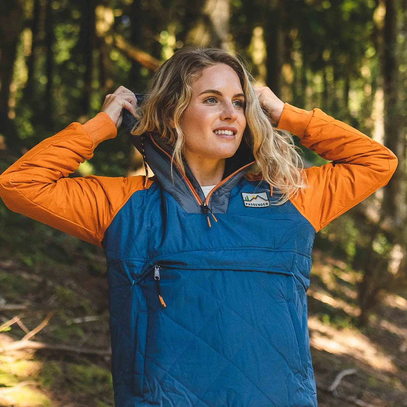 Ozean Isolierter Anorak - Ensign Blau