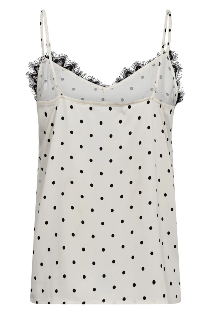 Amelicc Dot Lace Singlet 503921 | Off white | Co'couture