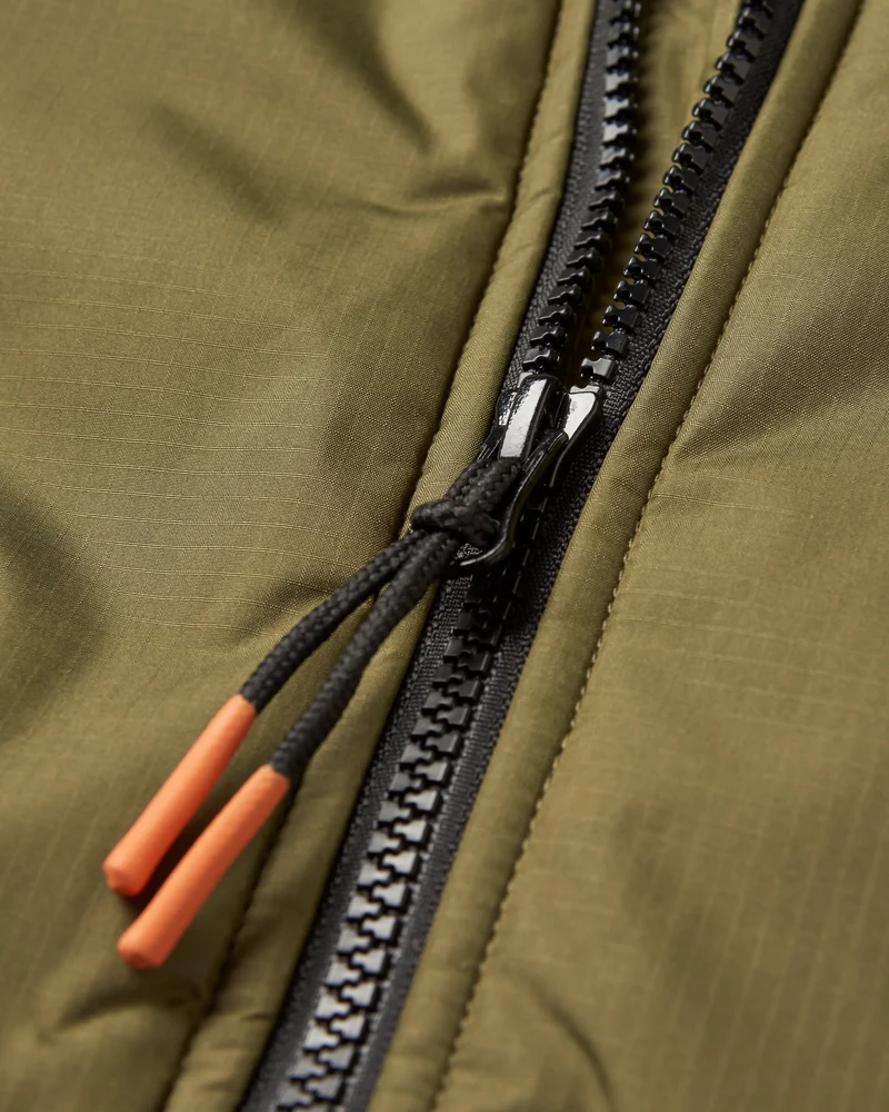 Waves Sherpa Lined Surf-Poncho - Khaki