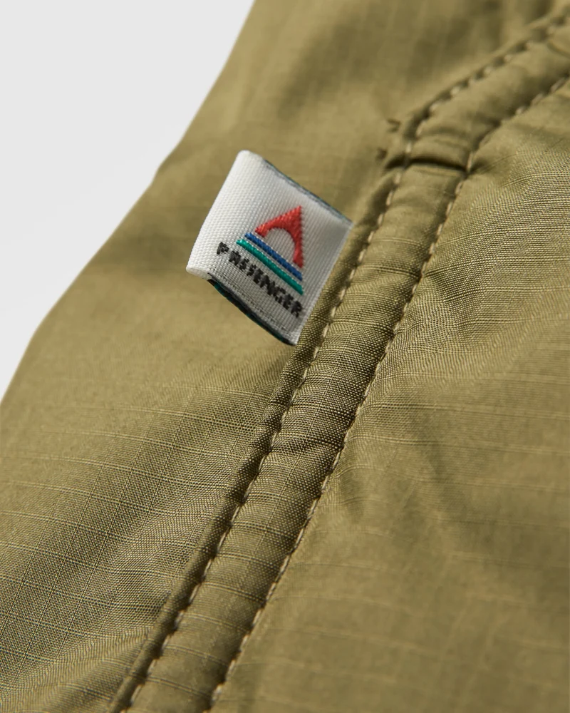 Waves Sherpa Lined Surf-Poncho - Khaki