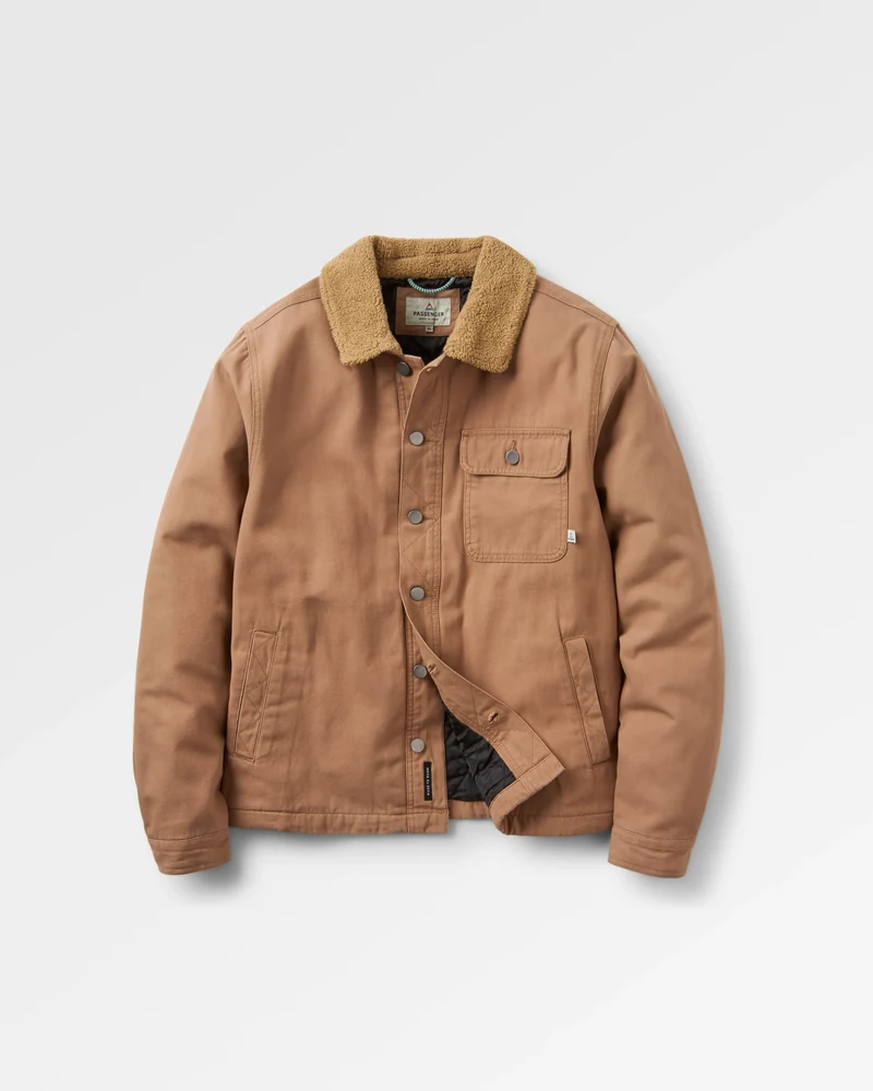 Falcon Bio Leinenjacke - Toffee