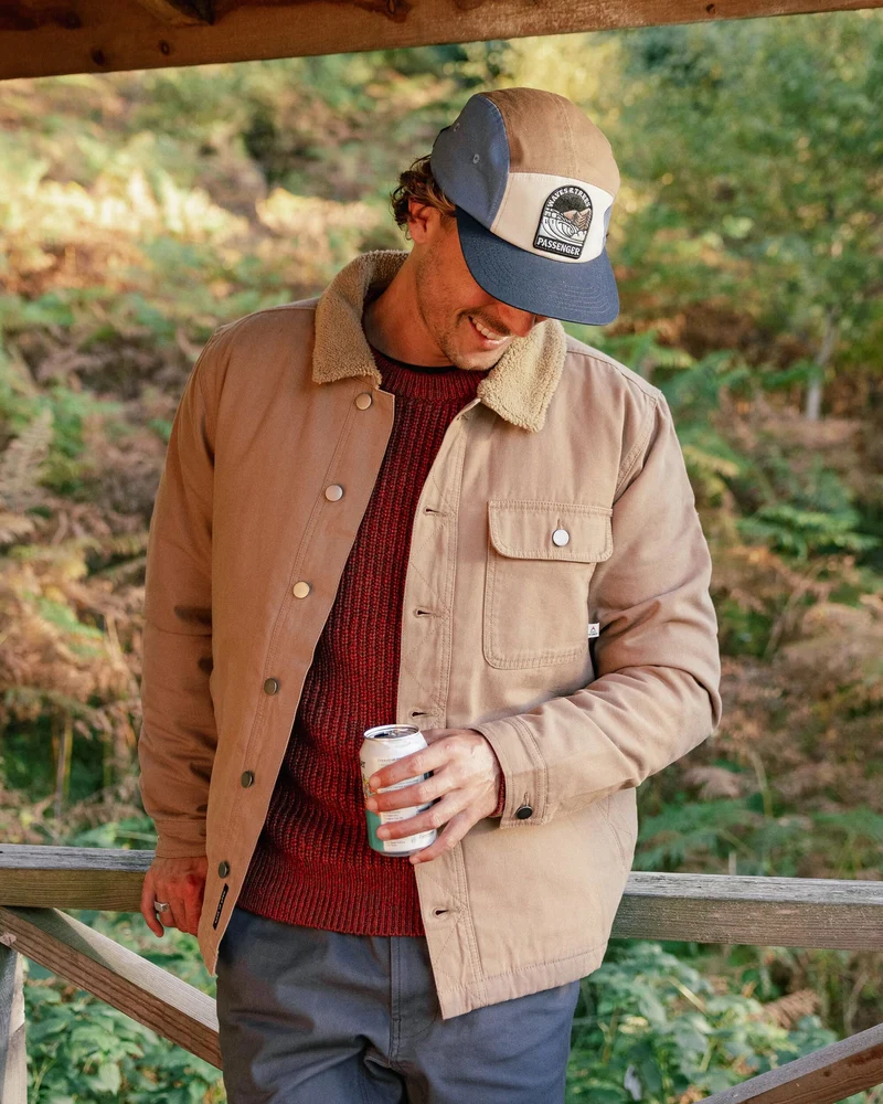 Falcon Bio Leinenjacke - Toffee