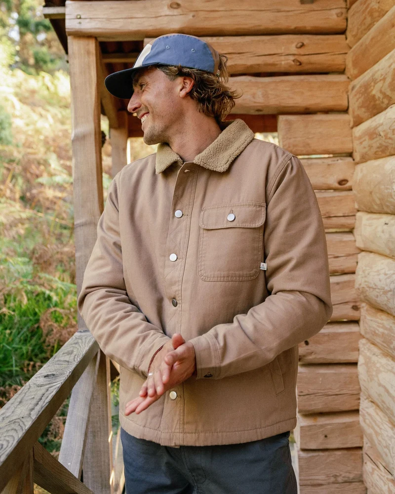 Falcon Bio Leinenjacke - Toffee
