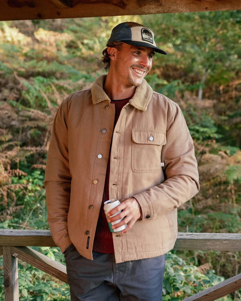 Falcon Bio Leinenjacke - Toffee
