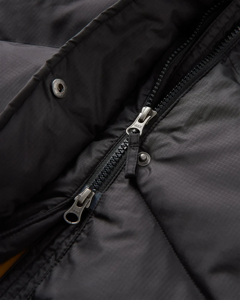 Tasman Long Isolierte Jacke - Schwarz