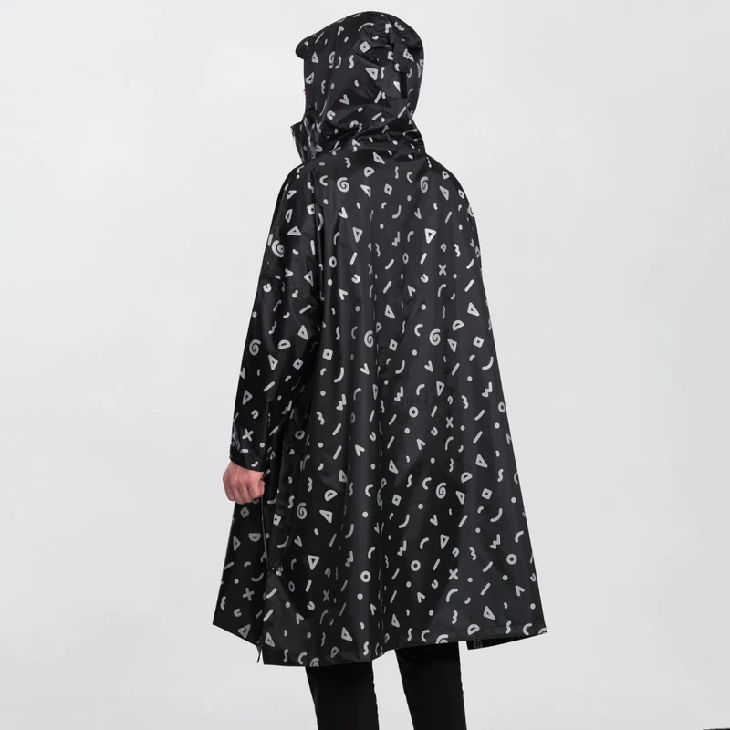 Reflektierender Regenponcho