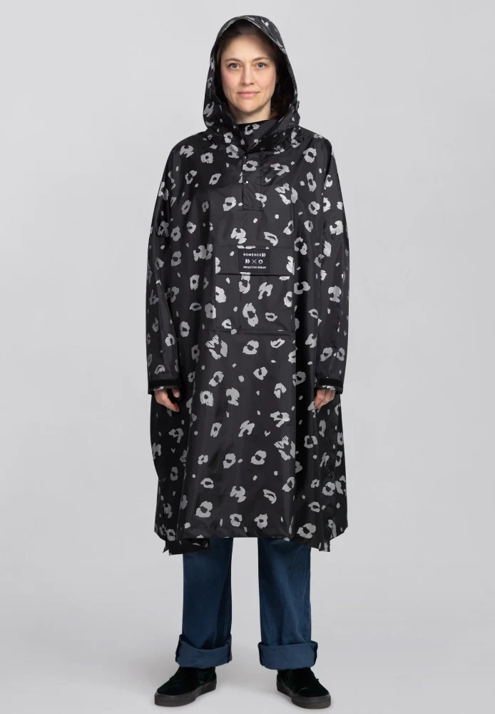 Reflektierender Regenponcho