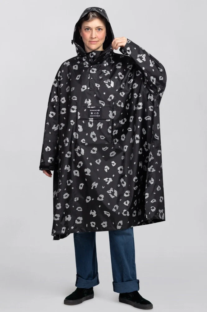 Reflektierender Regenponcho