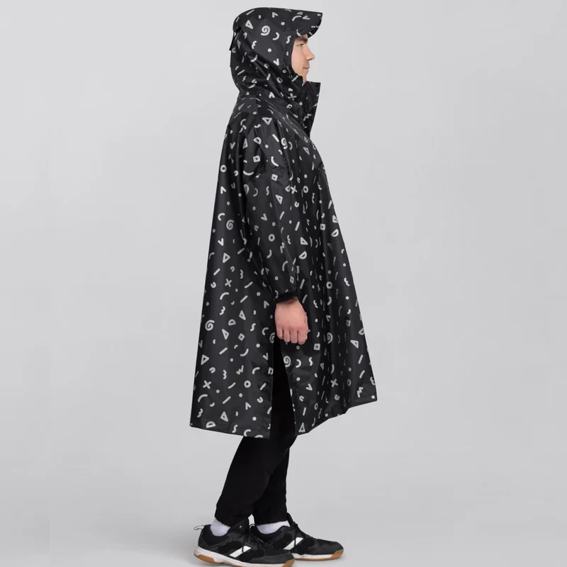 Reflektierender Regenponcho