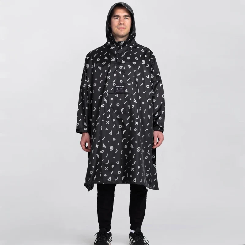 Reflektierender Regenponcho