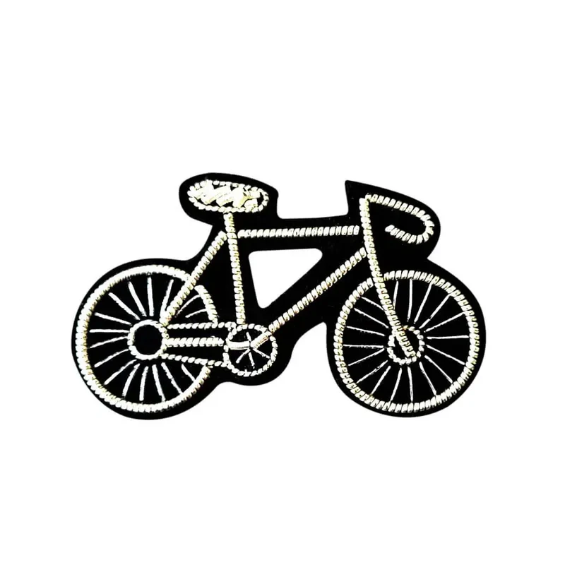 Fahrradgeschenk: Brosche Fahrrad & Herz