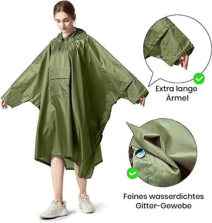 Fahrrad Regencape Herren XXL - 3in1