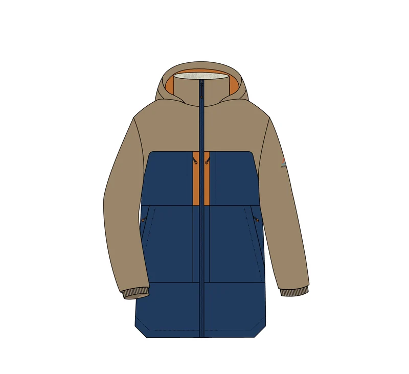 Lumi Isolierte Parka - Blau Navy