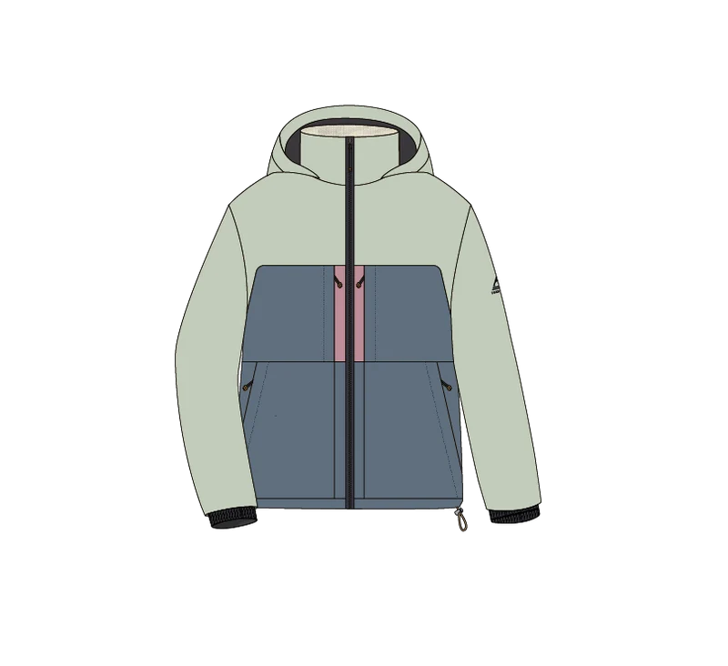 Lumi Isolierte Jacke - Seaglass