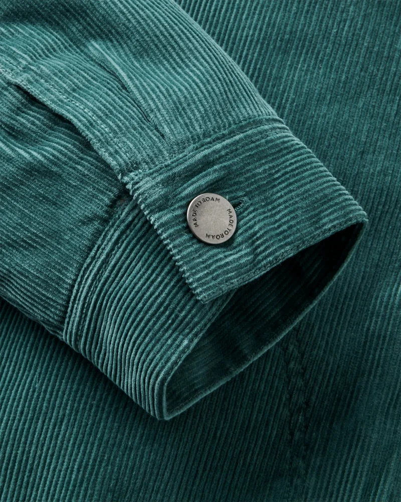 Taylor natürliche Cord Jacke - Deep Ocean