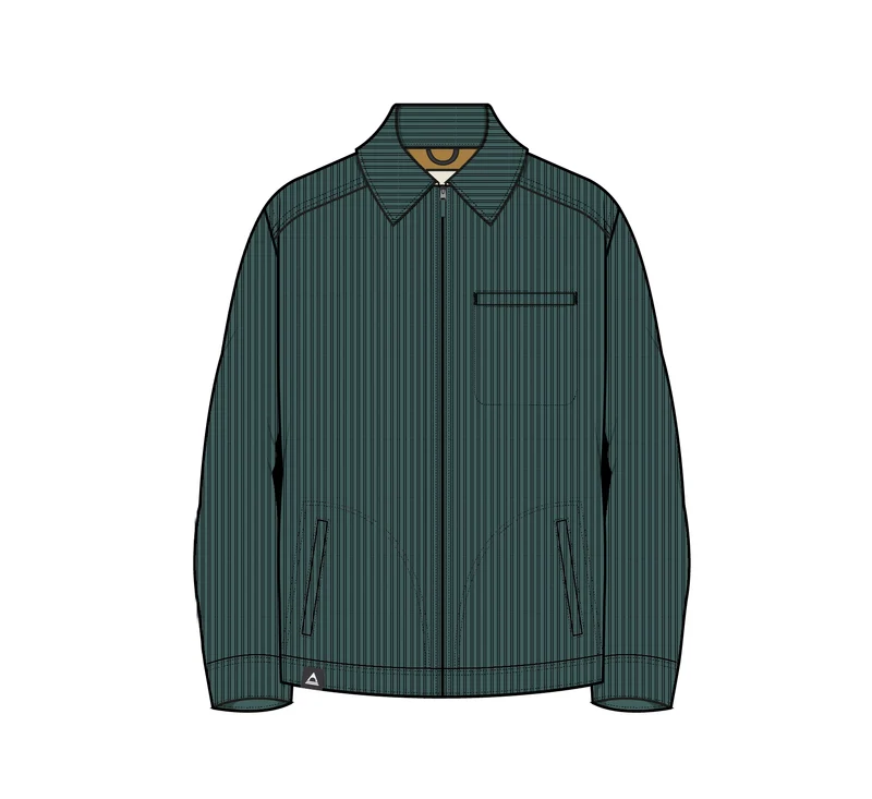 Taylor natürliche Cord Jacke - Deep Ocean