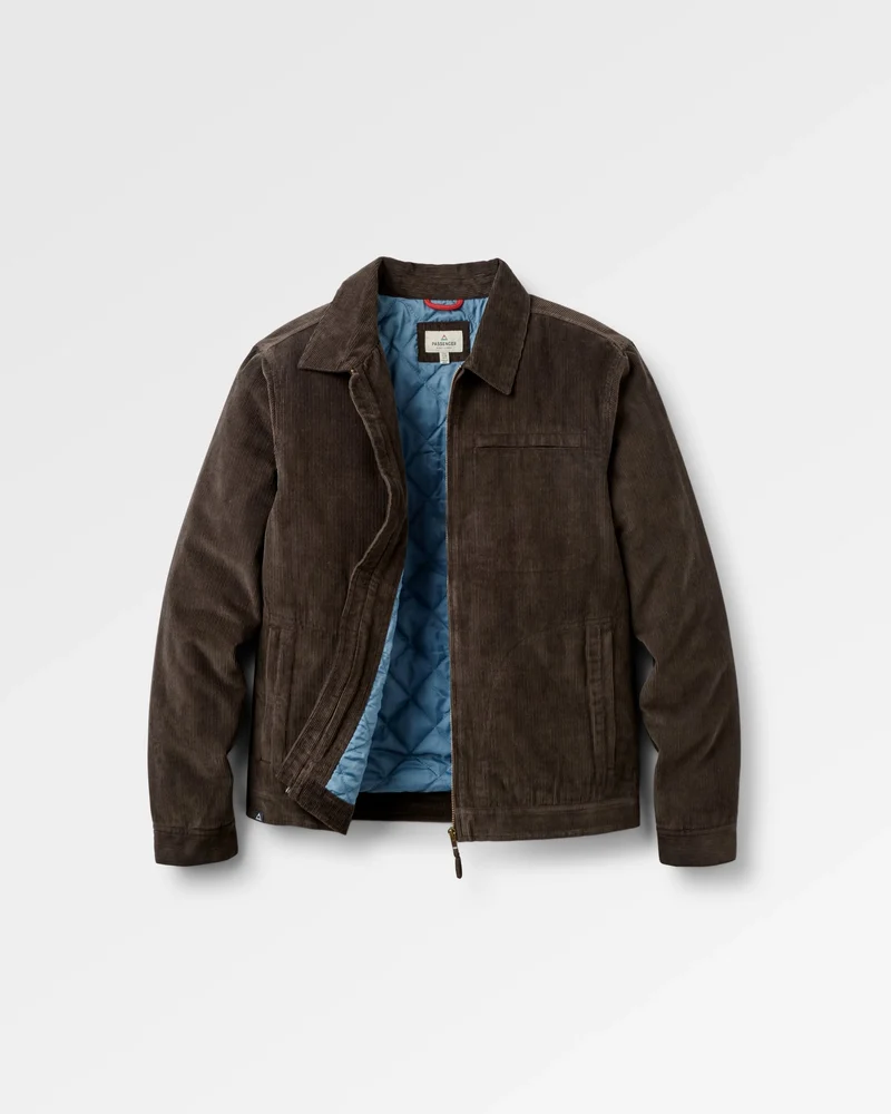 Taylor natürliche Cord-Jacke - Espresso
