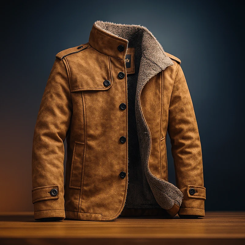Herman | HERRENMANTEL AUS WILDLEDER