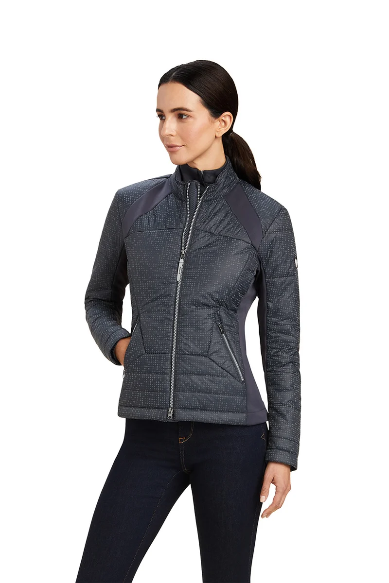 Lumina wattierte Damenjacke Ebony S