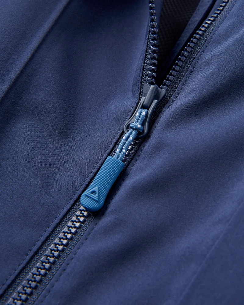 Skyline Wasserdichter Anorak - Sattes Marineblau