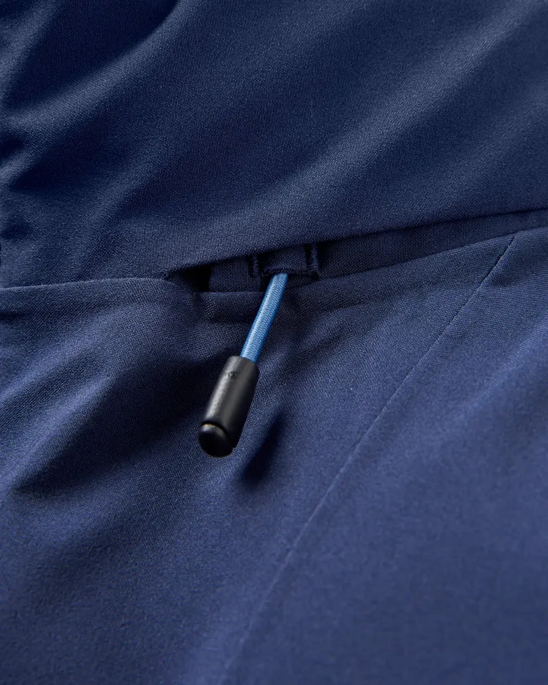 Skyline Wasserdichter Anorak - Sattes Marineblau
