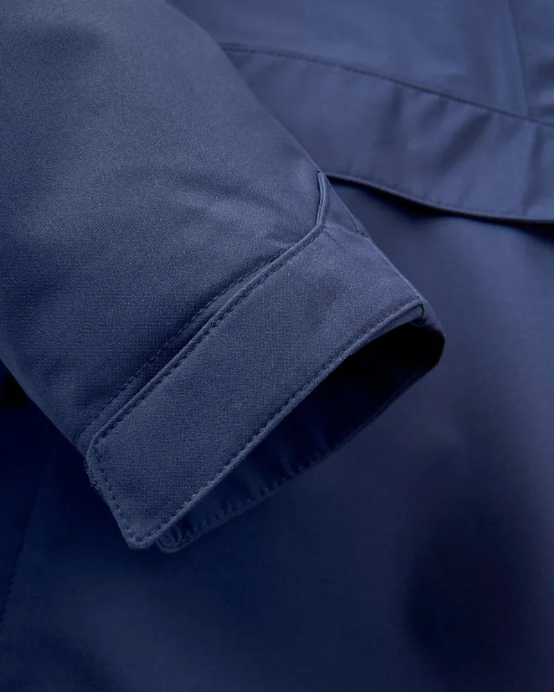 Skyline Wasserdichter Anorak - Sattes Marineblau