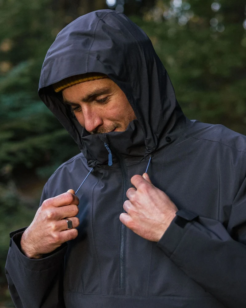 Diablo Wasserdichte Anorak - Verblasstes Schwarz
